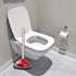 KHASIM Plunger Mat, Strong Water Absorption Drying Mat for Toilet Plunger, Drip Tray for Bathroom (Gray)