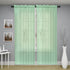 Oakias Green Sheer Curtains, 2 Panels Set 54" W x 84" L, 84 Inches Long Rod Pocket Voile Curtains for Living Room &