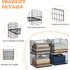 Closet 4-Tier Closet Closet 30022416) Stackable Organizers and Storage Baskets, Shelf Organizer , Space-Saving Clothes