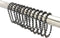 Antique Nickel Shower Curtain Hooks, 12 Pack Heavy Duty Metal Rings with 6 Inch Ball Chain Design