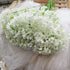 Bringsine Baby Breath Gypsophila Wedding Decoration, White Colour Pu Flowers, 30 Pieces