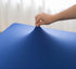 34 34 Inch Wolkemer Fitted Square Tablecloth Spandex Stretch Blue Cocktail Table Cover Elastic Edge Table Topper Cap