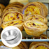 VICASKY 10pcs Mini Tart Tin Chinese Egg Tart Portuguese Egg Tart Mini Dessert Molds Mini Pie Mold Flower Tart Pan Non- Stick Egg Tart Pan Small Egg Tart Tartlets Cheese Stainless Steel