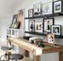 RPJC 8x14 Solid Wood 2 Opening Picture Frames with High Definition Glass, Display 4x6 and 5x7 with Mat or 8x14 Without