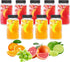 DODHEG 9 Pcs Glass Juice Bottle, Bulk Beverage Containers, Drink Containers for Milk,