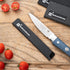 Sensei 6 x 1 Inch Knife Sleeve, Black Plastic Knife Protector for Steak Knife, Durable Cut-Proof