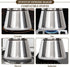 6Cup 10 oz LAOION Stovetop Espresso Maker, Moka Pot, Stainless Steel Cuban and Italian Coffee Maker for Cafetera