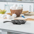 Commercial CHEF Cast Iron Danish Aebleskiver Pan, Preseasoned Cookware for Pancake Puffs, Makes 7 Pancake Balls