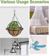 Aidoclip 6 pcs Ceiling Hooks for Hanging Plants,Hanging Hanging Lights Metal Small Hooks,Indoor Outdoor Wall Heavy Duty