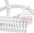 Accessories Kit for Flexible Bendable Curved Ceiling/Side Wall Curtain Track Hardware Set (10Pcs Roller Hooks) by VRSS