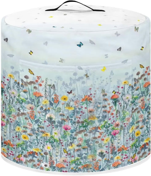 Insulated Pressure Cooker Appliance Cover - 8 Qt Dust Cover for Air Fryer and Crock Pot with Pocket