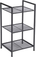SONGMICS 3-Tier Storage Rack, Bathroom Shelf, Extendable Plant Stand with Adjustable Shelf,