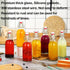 4 Pack 32 oz,Flip 32 oz Juices,Soda,Beverages,2nd Swing Top Glass Bottles Top Glass Bottles with Airtight Lids for Home