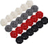 STMK 24 Pcs 2 Inch Rattan Balls Decorations - Wicker Balls for Home Decor DIY Vase Bowl Filler (Black, Grey, Red, White)