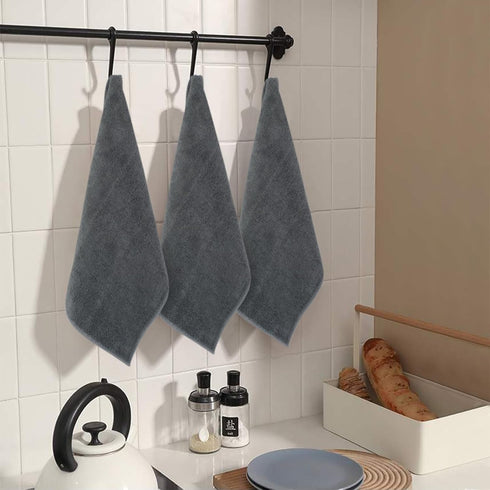 12inchx12inch 20 Pack SINLAND Microfiber Rag Absorbent Cleaning Cloth Kitchen Dish Cloth Quick Dry Streak Free Dish