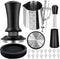 22 PCS Coffee Tamper Set, Espresso Accessories Barista Kit with 51mm Espresso Tamper, WDT Tool, Frothing Pitcher & More