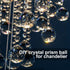 30mm/1.18" 15 Pack MerryNine Crystal Ball Prism Sun Shine Catcher Rainbow Pendants Maker, Hanging Crystals Prisms