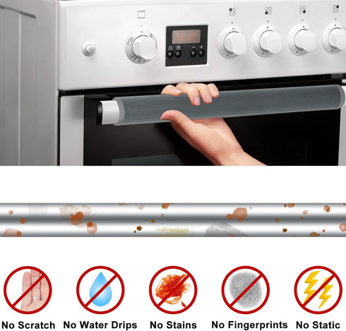 7Pcs Refrigerator Door Handle Cover Washable Kitchen Appliance Decor, Antiskid Protector for Fridge Oven Microwave