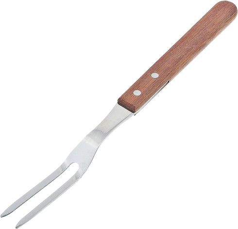 Update International WPF-13 Stainless Steel Pot Fork, 13-Inch, with Wood Handle