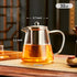 PARACITY Glass Teapot Stovetop 32 OZ, Borosilicate Clear Tea Kettle with Removable Stainless Steel Infuser for Tea
