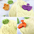Cake Leaves Baking Pie Crust Cutters, Set of 4, Random Color