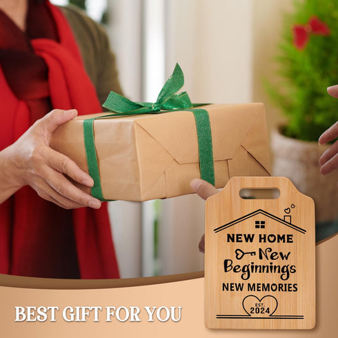Unique Home Sweet Home Cutting Board - Housewarming Gifts for New Home 2024, Best Gifts for Friends, Neighbor