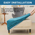 ADPON Square Jacquard Ottoman Covers Ottoman Slipcovers Folding Storage Stool Protector Elastic Bottom Stretch Jacquard