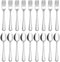 Hiware 24-piece Silverware Set, Food Grade Stainless Steel Forks and Spoons, Mirror Polished Flatware for Home,