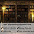 Kanora Vintage Bookshelf Tapestry Wall Hanging - Study Room Picture Art Tapestry Retro Bookshelf Wall Art Library