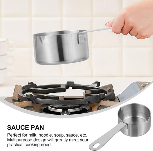 Noodles Cooker Pot, Stainless Steel Saucepan with Dual Pour Spout for Kitchen
