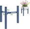 Drawinsage Adjustable Desktop Plant Stand Indoor, Metal Plant Shelf Fits 5.1-7.45" Pots for