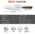 Razor-Sharp Chef Knife, 8-inch High Carbon Stainless Steel Chef's Knife for Home Kitchen & Restaurant, with Sheath &