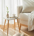 FORAOFUR Small End Table, Side Table Accent Table Living Room Bedroom Balcony Office, Modern Bedside Table Home Decor