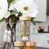 24PK Set 4oz, 374 SAVVY & SORTED Glass Spice Jars with Label, Round Bamboo Jar Spices Spice Labels, Pepper Grinder