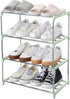 Jucaifu Stackable Small Shoe Rack, Entryway, Hallway and Closet Space Saving Storage