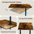 LAIDUOLEOE 3 Swivel Side Table for Couch, Tier Small End Table Adjustable Height with Rotatable Tray, Space Saving