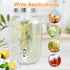 1 Parties-Set 2,Drink Gallon Glass Drink Dispensers For of Dispenser with Fruit Infuser & Stand,Juice or Beverage
