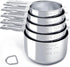 TILUCK Stainless Steel Measuring Cups Set, Kitchen Gadgets for Cooking & Baking, Set of 5