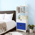 STOREONE 3 Pcs Fabric Storage Cube Bins, Foldable Organizer Container with Lids and Metal Handles for Home