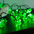 2 Pack 50 8 Dazzle Bright LED St. Patrick's Day Shamrock String Light, Battery Operated Clover String Lights