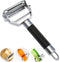 Deiss PRO Dual Julienne Peeler & Vegetable Peeler - Non-slip Handle, Y Peeler for Veggie Noodles