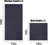 Homaxy 100% Cotton Kitchen Towels Set, 12 x 12 Inches & 13 x 28 Inches, Set of 8 Ultra Soft Absorbent Dish Towels