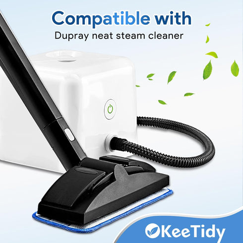Steam Cleaner Accessories for Dupray Neat - Washable Microfiber Pads for Hardwood Floor Cleaning