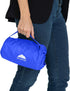 BlueHills Ultra Compact Travel Blanket Pillow in Portable Bag Case - Cozy Soft Large Blanket for Airplane Flight