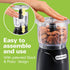 Hamilton Beach Electric Vegetable Chopper & Mini Food Processor, 3-Cup, 350 Watts, for Dicing, Mincing, and Puree, Black (72850) by Hamilton Beach
