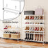 3 33" Closet, SUFAUY Tier Wide White Metal Shoe Rack for Stackable