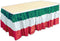 Beistle Red, White & Green Table Skirting