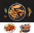 Round Cooling Rack Stainless Steel - Cross Wire Barbecue Grill Net with 3 Legs for Cooking, Baking, Steaming (13 inches)