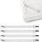 4 PCS Bed Sheet Clips - Corner Bands Suspenders for Fitted Sheets, Mattress Sheets Grippers Holders Straps (Pack of 4,