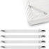 4 PCS Bed Sheet Clips - Corner Bands Suspenders for Fitted Sheets, Mattress Sheets Grippers Holders Straps (Pack of 4,